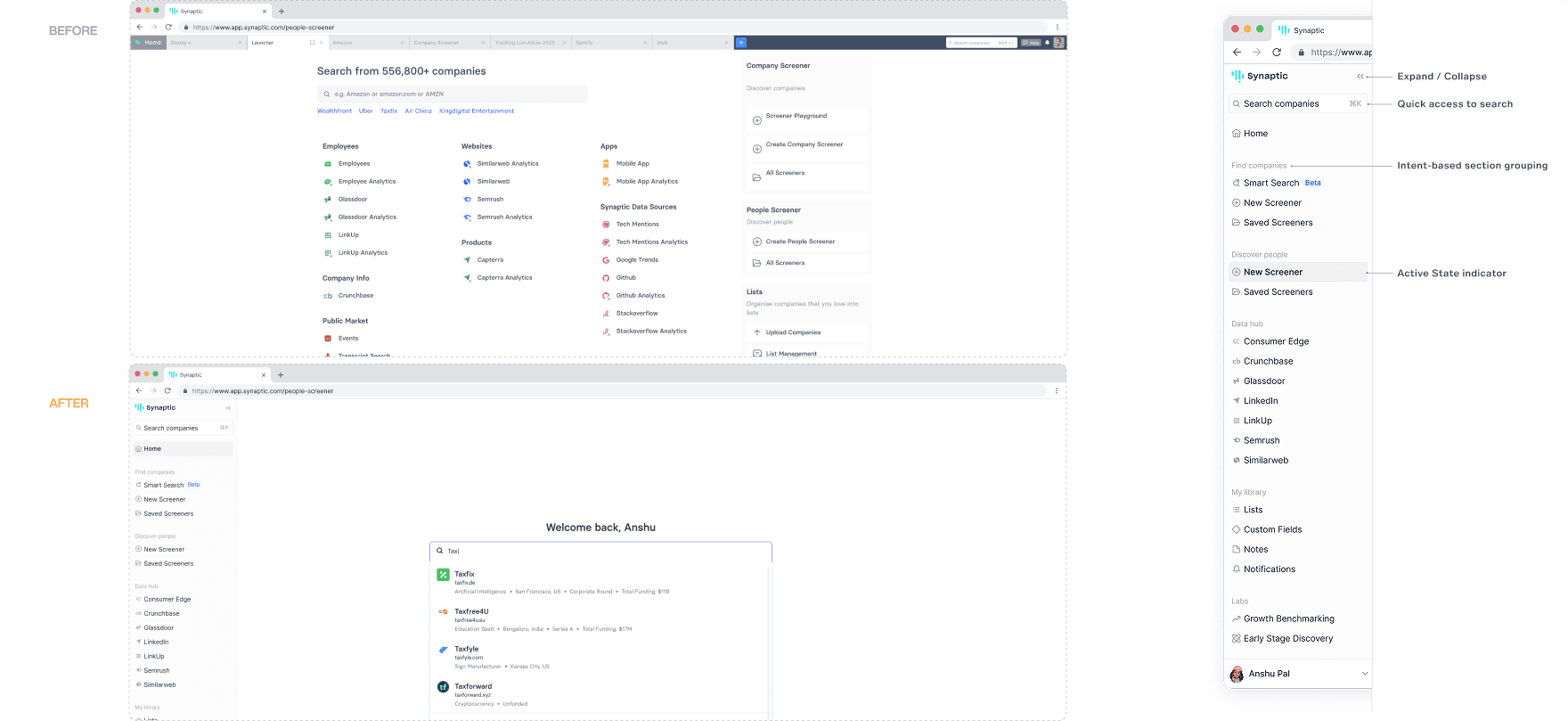 Unifying Navigation for Thirty+ Pages